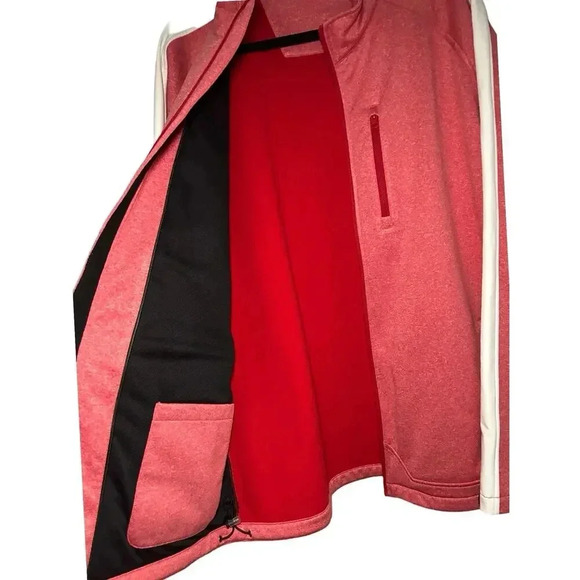 NWOT Boot Barn Men’s Soft Shell Cowboy/Rancher Jacket Red & White Size Large - Picture 7 of 8